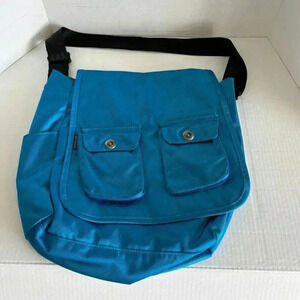 Columbia Womens Azza II Adjustable Strap Messenger Large Bag Blue Size 14" x 11"